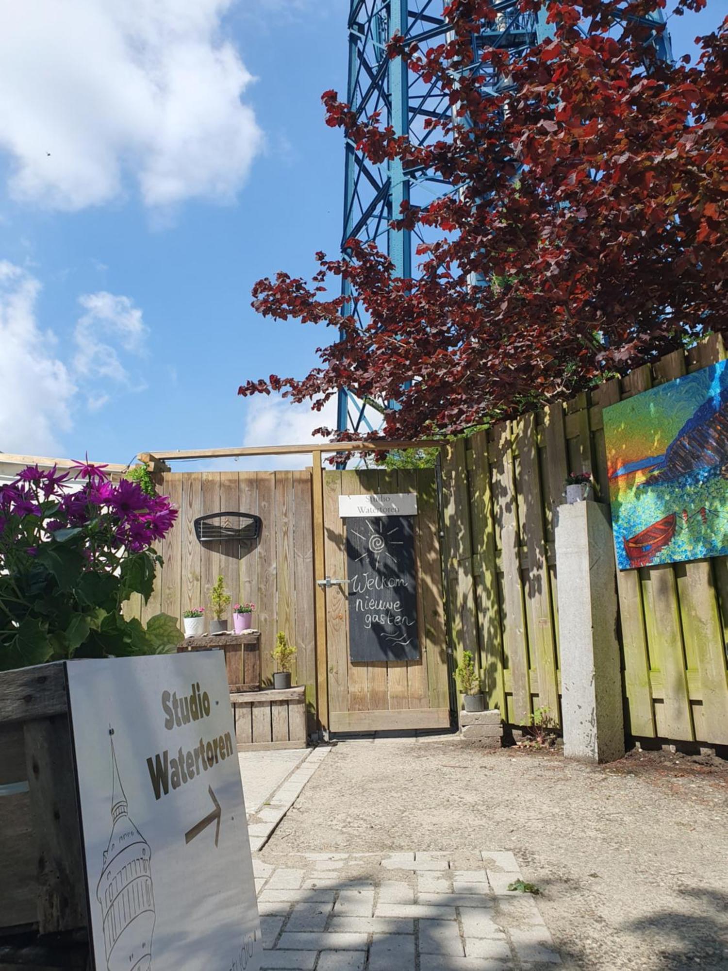 Studio Watertoren Met Tuin En Gratis Parkeren Goes Exteriör bild